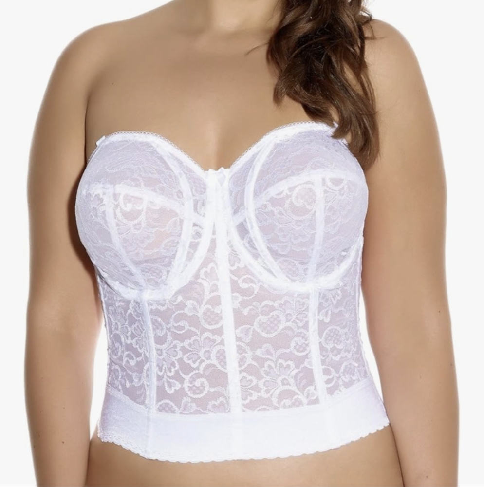 NEW   50D Goddess Women's Lace Bustier Bra #GD0689 Bridal Wedding